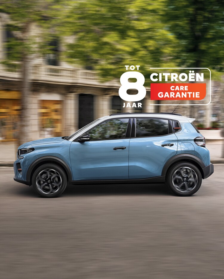 C3 op een weg in de stad